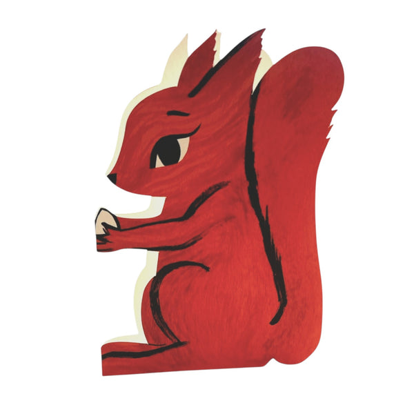 Card Die Cut Squirrel