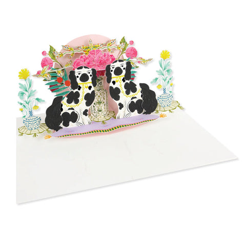 Pop Out Card Staffordshire Dogs