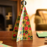Christmas Card Pop Up Star Tree