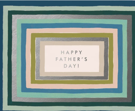 Fathers Day Card Striped