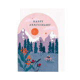 Anniversary Card Sunset