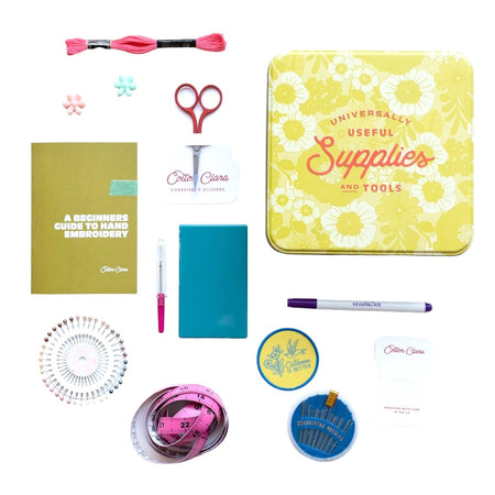 Sewing Tin Embroidery Starter Kit