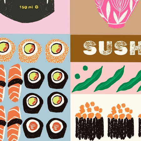 Print A4 Sushi Time