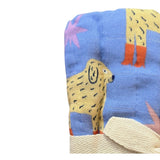 Swaddle Blanket Large Muslin Dogs