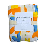 Swaddle Blanket Large Muslin Sunflowers