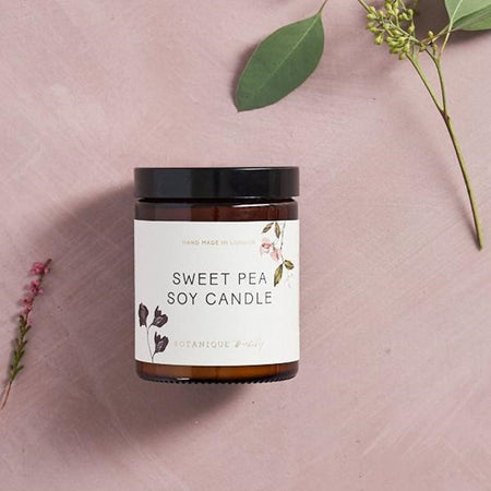 Candle Hand Poured Soy Sweet Pea