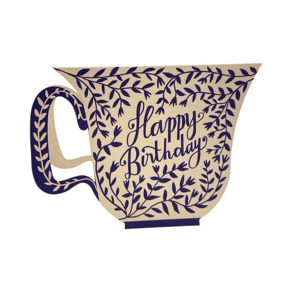Birthday Card Tea Cup