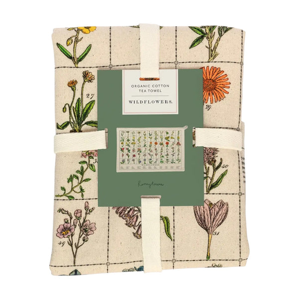 Tea Towel Wildflowers