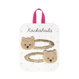 Hair Clip Set Of 2 Teddy Bear