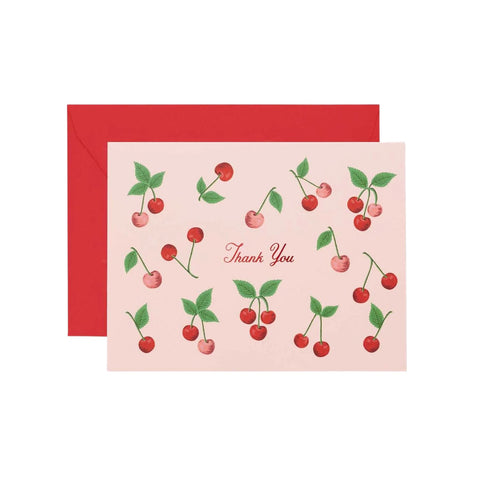 Thank You Card Cherries