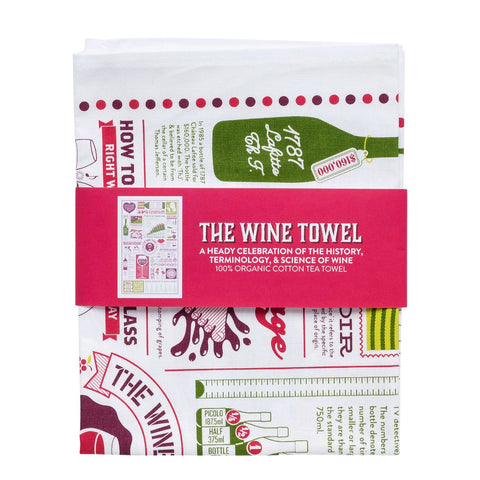 Tea Towel Cotton The Wine Tea Towel