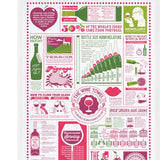 Tea Towel Cotton The Wine Tea Towel