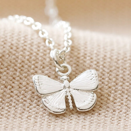 Necklace Silver Butterfly