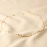 Necklace Layard Chain Pearls Gold