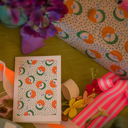 Tissue Paper Apple Picking