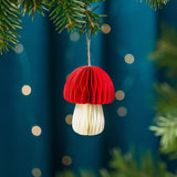 Decoration Paper Hanging Toadstool Set Of 2