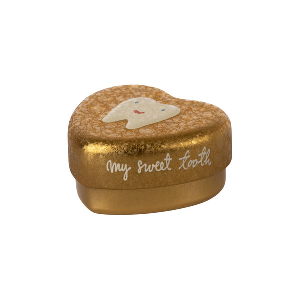 Tooth Tin Gold Small