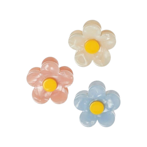 Claw Clips Mini Daisy Set Of 3
