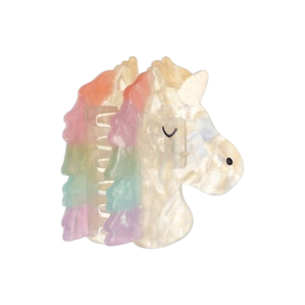 Claw Clip Rainbow Unicorn