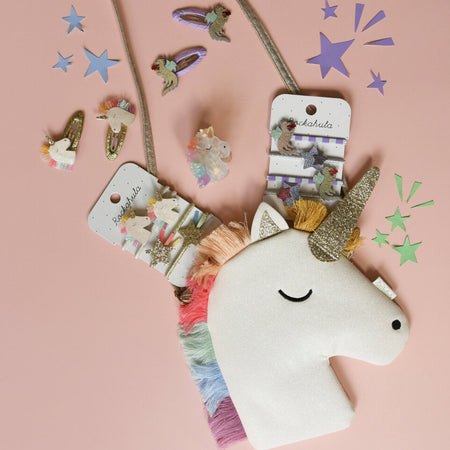 Claw Clip Rainbow Unicorn