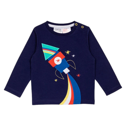 Top Long Sleeve Cotton To The Moon