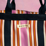 Tote Bag Striped Navy