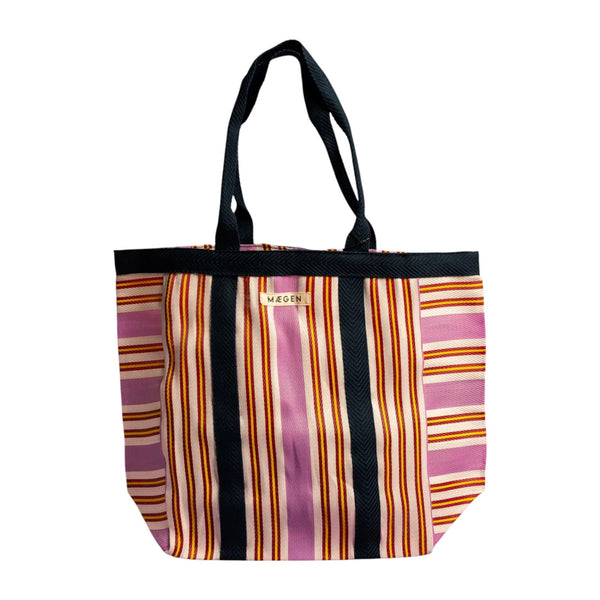 Tote Bag Striped Navy