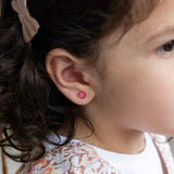 Stick On Earrings Floral Flutter