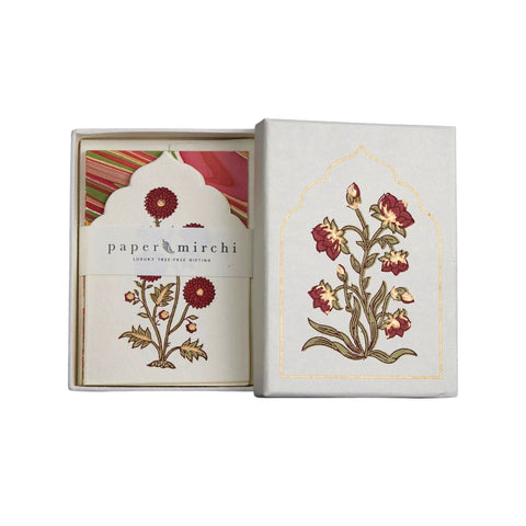 Boxed Notecard Set Sandook Ruby