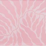 Tray Birch Wood Rectangle Leaves Pink