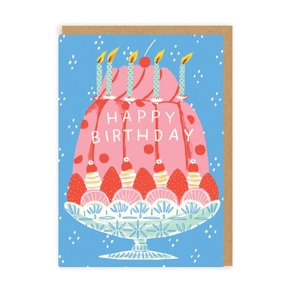 Birthday Card Trifle Cake