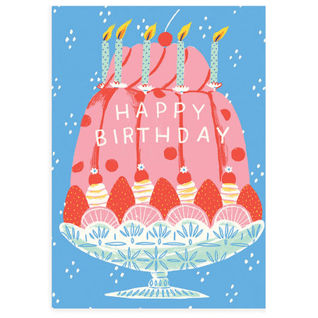 Birthday Card Trifle Cake
