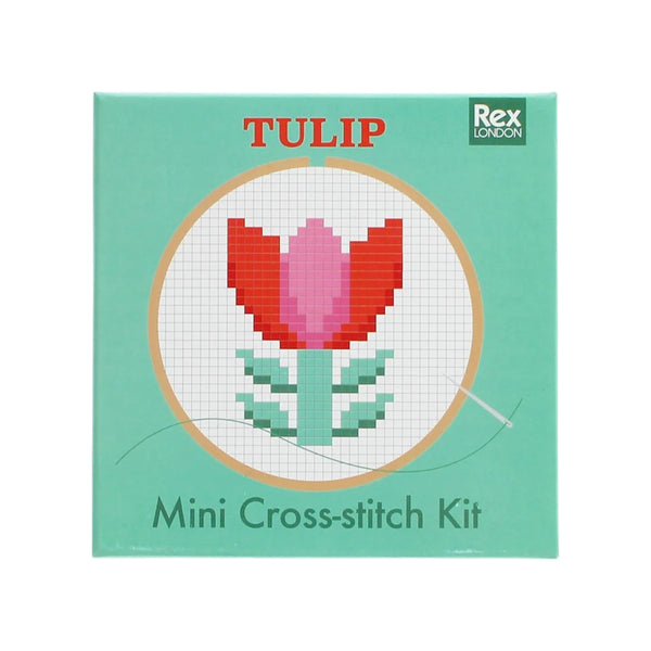 Mini Cross Stitch Tulip