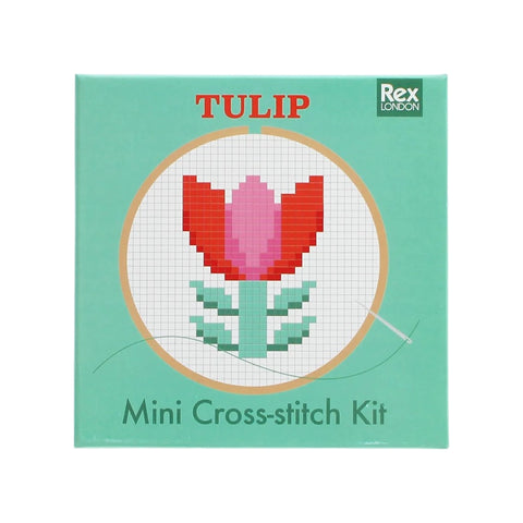 Mini Cross Stitch Tulip