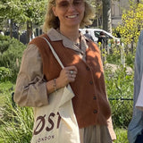 Erika Mohair Vest Hazel