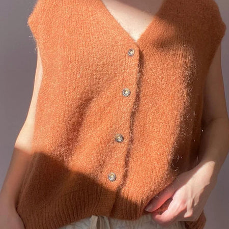 Erika Mohair Vest Hazel