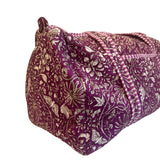 Duffle Bag Violet Floral