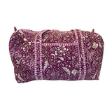 Duffle Bag Violet Floral