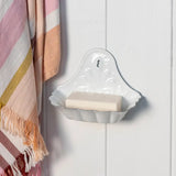 Soap Dish Wall Mounted White