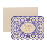 Wedding Card Happily Ever After Lace