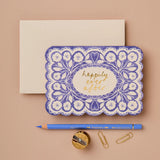 Wedding Card Happily Ever After Lace