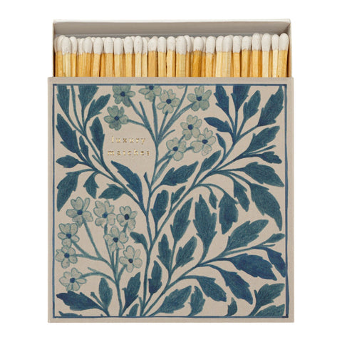 Matches Boxed Blue Floral Wanderlust Paper Co