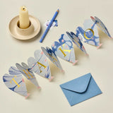 Concertina Card Hearts Thank You