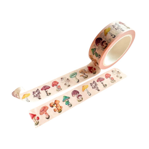 Washi Tape Mushrooms And Toadstools