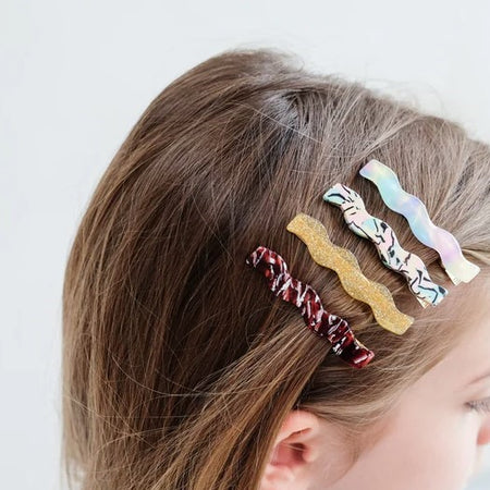 Hair Clips Set Of 4 Wavy