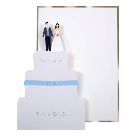 Wedding Card Honeycomb Cake