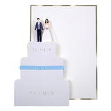 Wedding Card Honeycomb Cake
