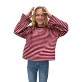 Anna Crewneck Pink And Red
