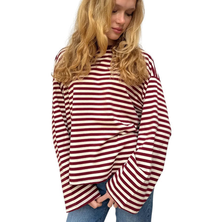 Anna Crewneck Bordeaux
