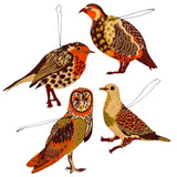 Winter Bird Ornaments